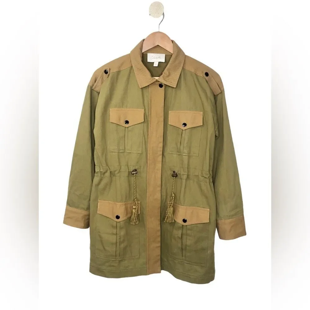 Anthropologie Cleobella Organic Cotton Honey Peyton Utility Jacket Size XS - Picture 5 of 13